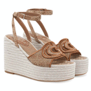 Sandali Donna GUESS con Zeppa Linea Tanveey Colore Beige - Brown