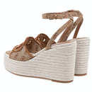 Sandali Donna GUESS con Zeppa Linea Tanveey Colore Beige - Brown