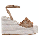 Sandali Donna GUESS con Zeppa Linea Tanveey Colore Beige - Brown