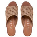 Sandali Donna GUESS con Tacco Linea Yaki Colore Beige - Brown