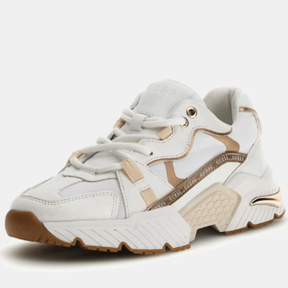 Scarpe Donna GUESS Sneakers Linea Carrli Colore White - Sand