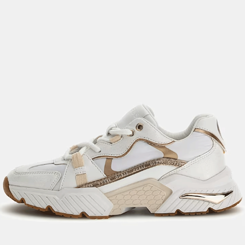 Scarpe Donna GUESS Sneakers Linea Carrli Colore White - Sand