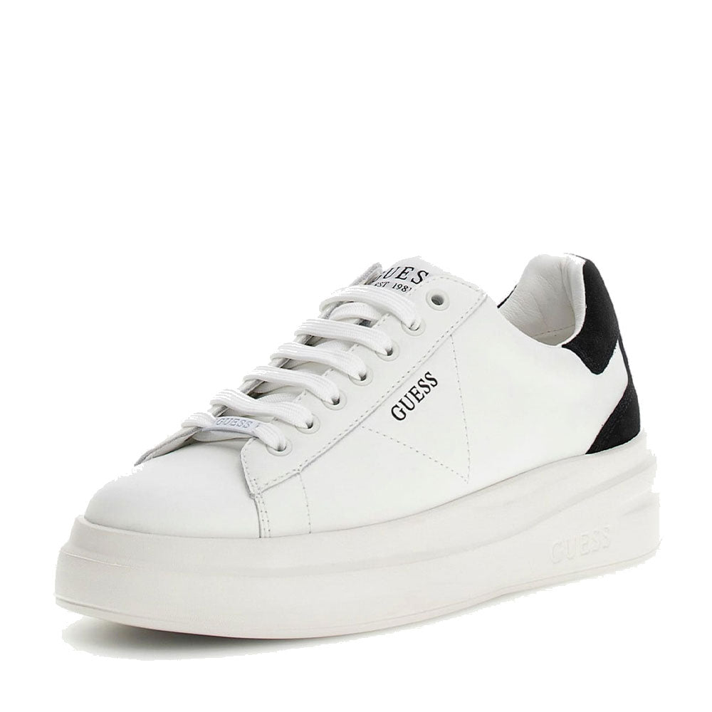 Sneakers Donna GUESS in Pelle Colore White - Black Linea Elbina