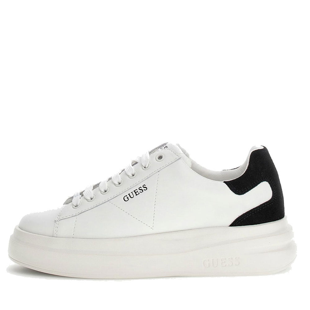 Sneakers Donna GUESS in Pelle Colore White - Black Linea Elbina