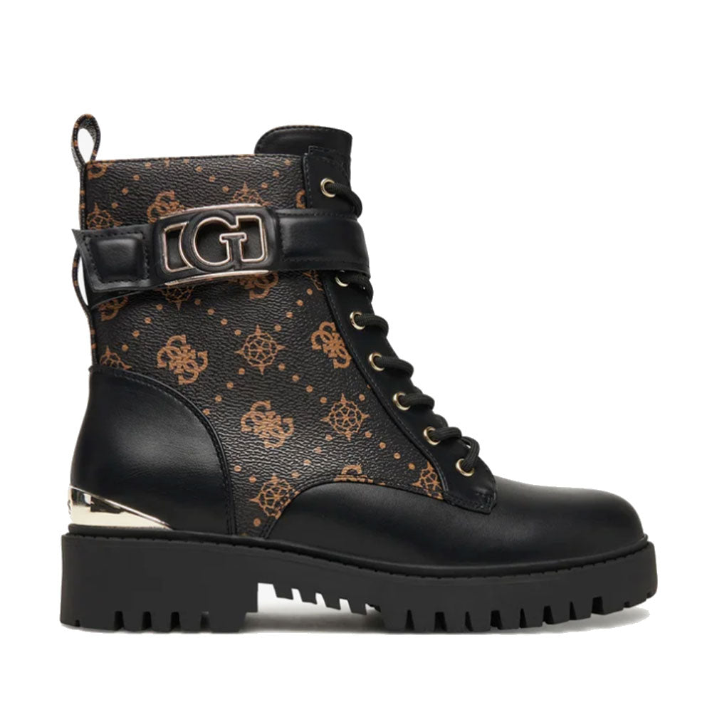 Scarpe Donna GUESS Anfibi linea Oranda colore Black - Brown