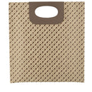 GHERARDINI Flache Damenhandtasche aus weichem Stoff, Tabakfarbe - Butter
