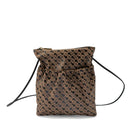 GHERARDINI Damen-Umhängetasche aus weichem Stoff, Farbe Toffee