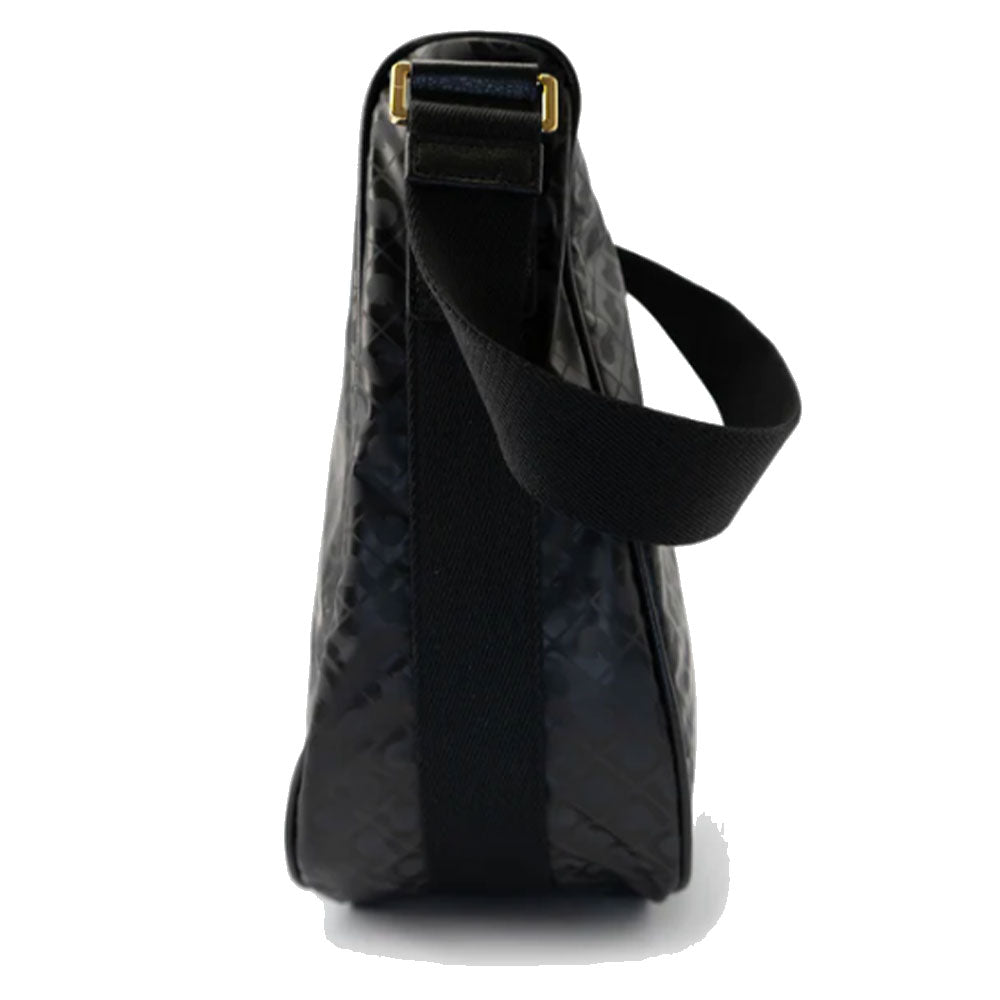 GHERARDINI Damen Hobo-Umhängetasche aus weichem Stoff, Farbe Excalibur, Größe L