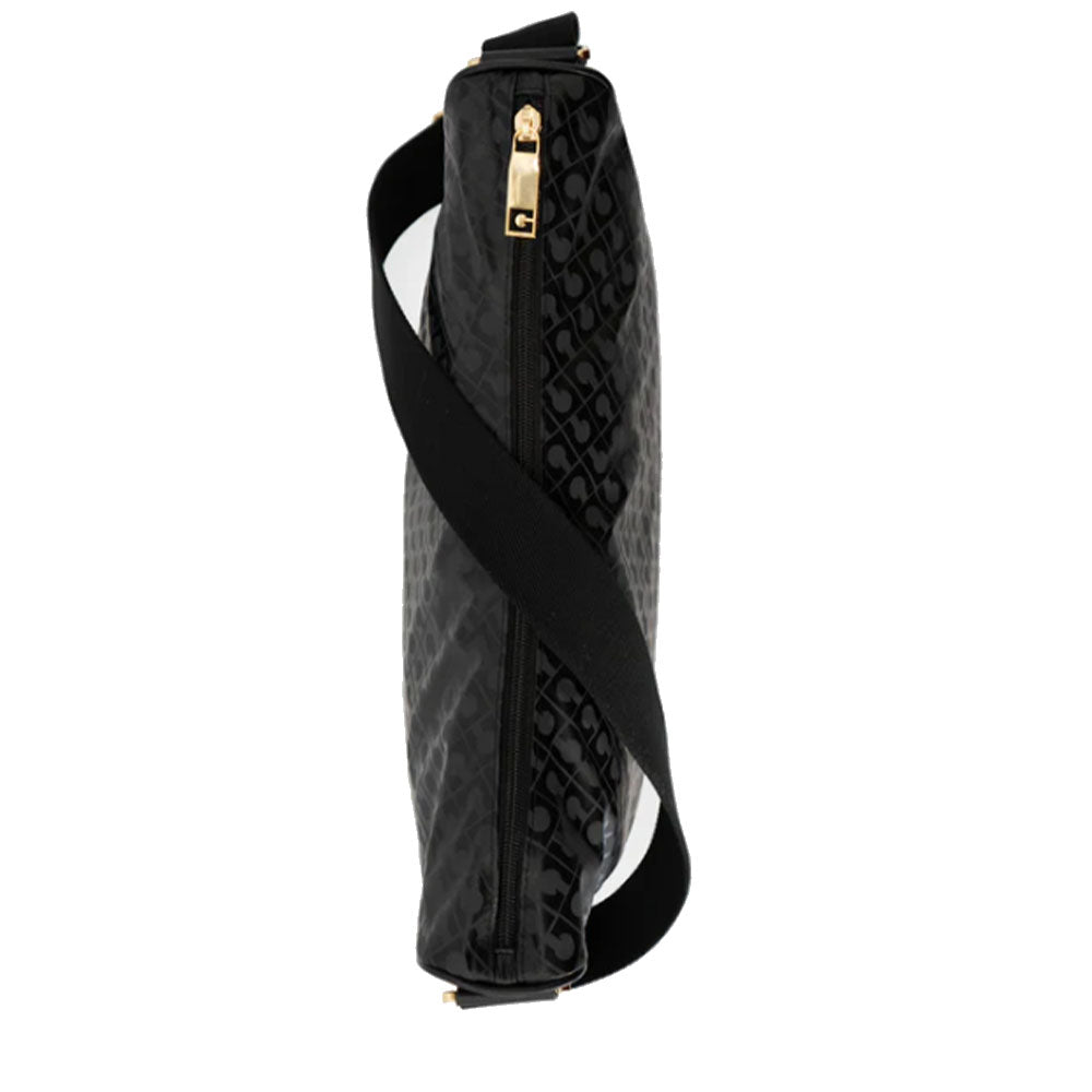 GHERARDINI Damen Hobo-Umhängetasche aus weichem Stoff, Farbe Excalibur, Größe L