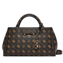 Borsa Donna a Mano GUESS Linea Carrie Colore Espresso Logo