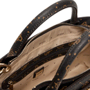 Borsa Donna a Mano GUESS Linea Carrie Colore Espresso Logo