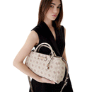 Borsa Donna a Mano GUESS Linea Carrie Colore Vanilla Logo