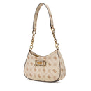 Borsa Donna a Spalla GUESS Linea Carrie Colore Vanilla Logo
