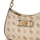 Borsa Donna a Spalla GUESS Linea Carrie Colore Vanilla Logo