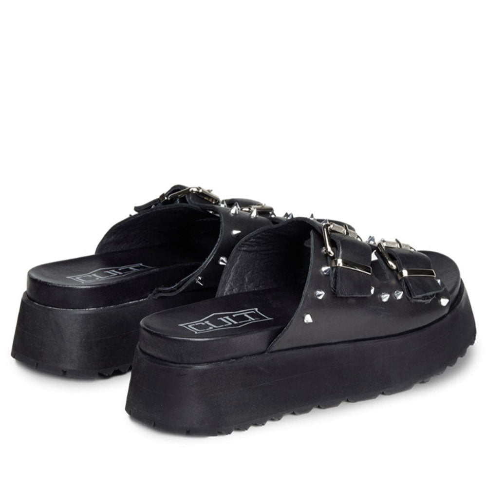 Ciabatte CULT Janis 3146 in Pelle Black - Silver