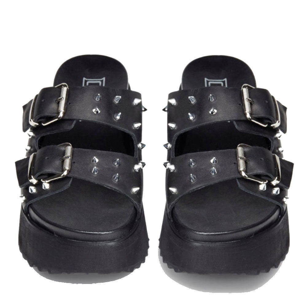 Ciabatte CULT Janis 3146 in Pelle Black - Silver