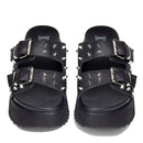 Ciabatte CULT Janis 3146 in Pelle Black - Silver