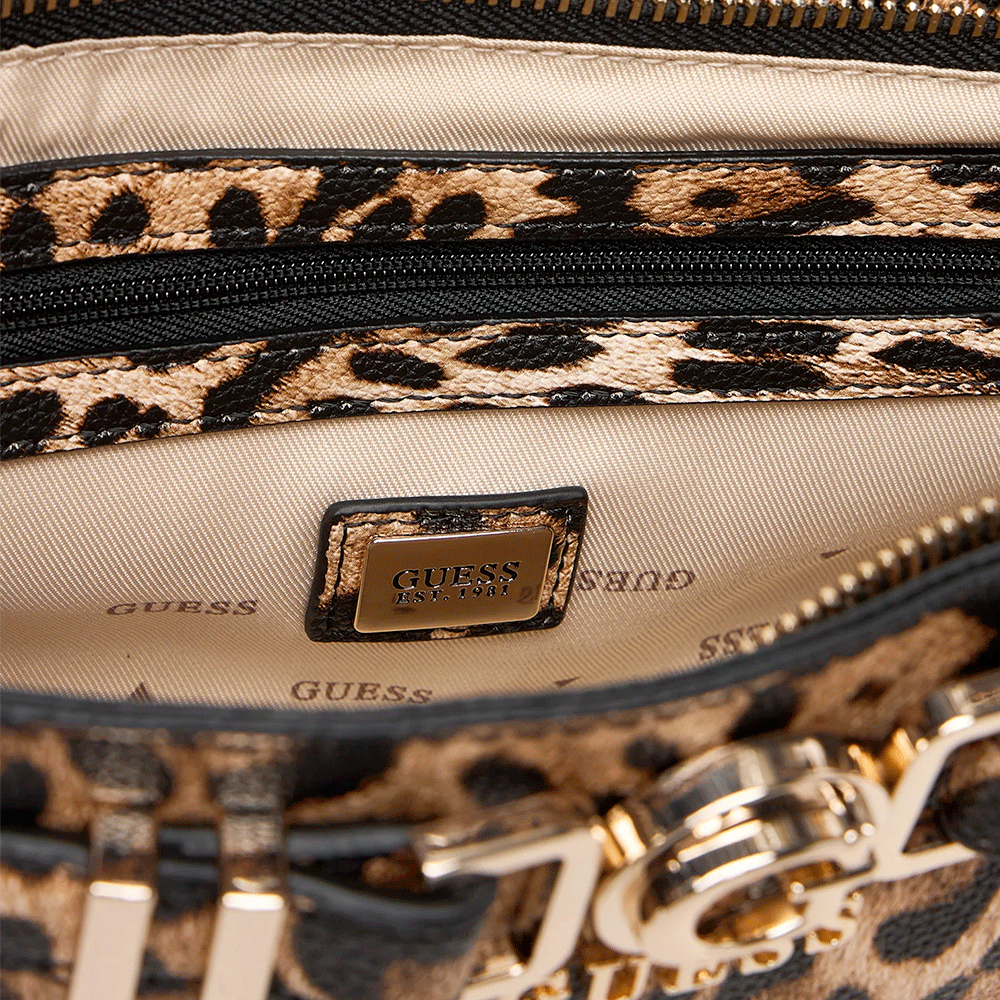 Borsa Donna a Spalla GUESS Linea Cirene colore Leopard