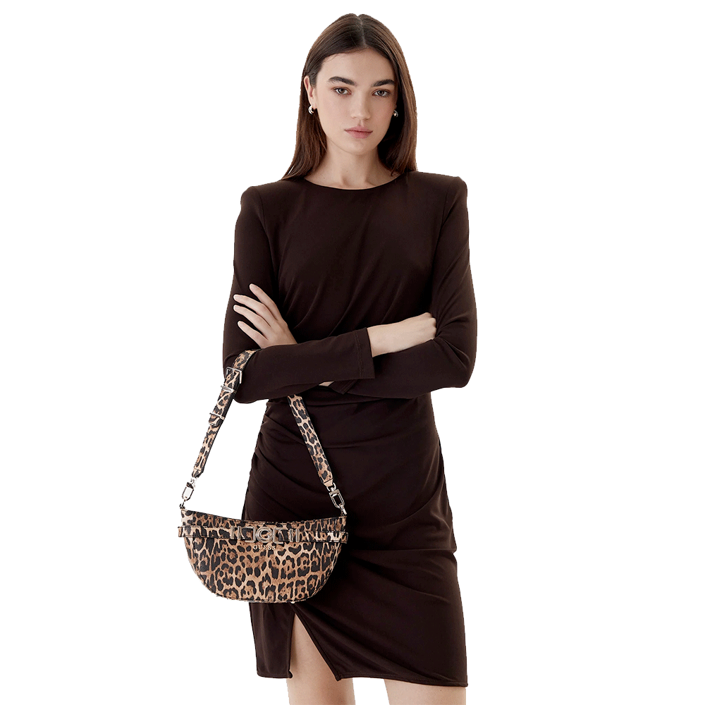 Borsa Donna a Spalla GUESS Linea Cirene colore Leopard