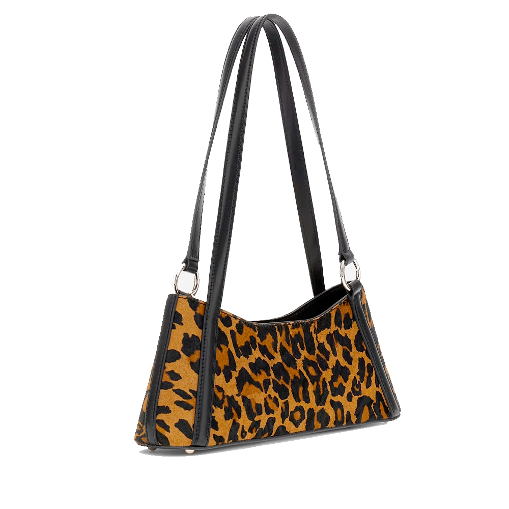Borsa Donna a Spalla in Pelle GUESS Linea Domitilla colore Leopard