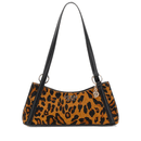 Borsa Donna a Spalla in Pelle GUESS Linea Domitilla colore Leopard