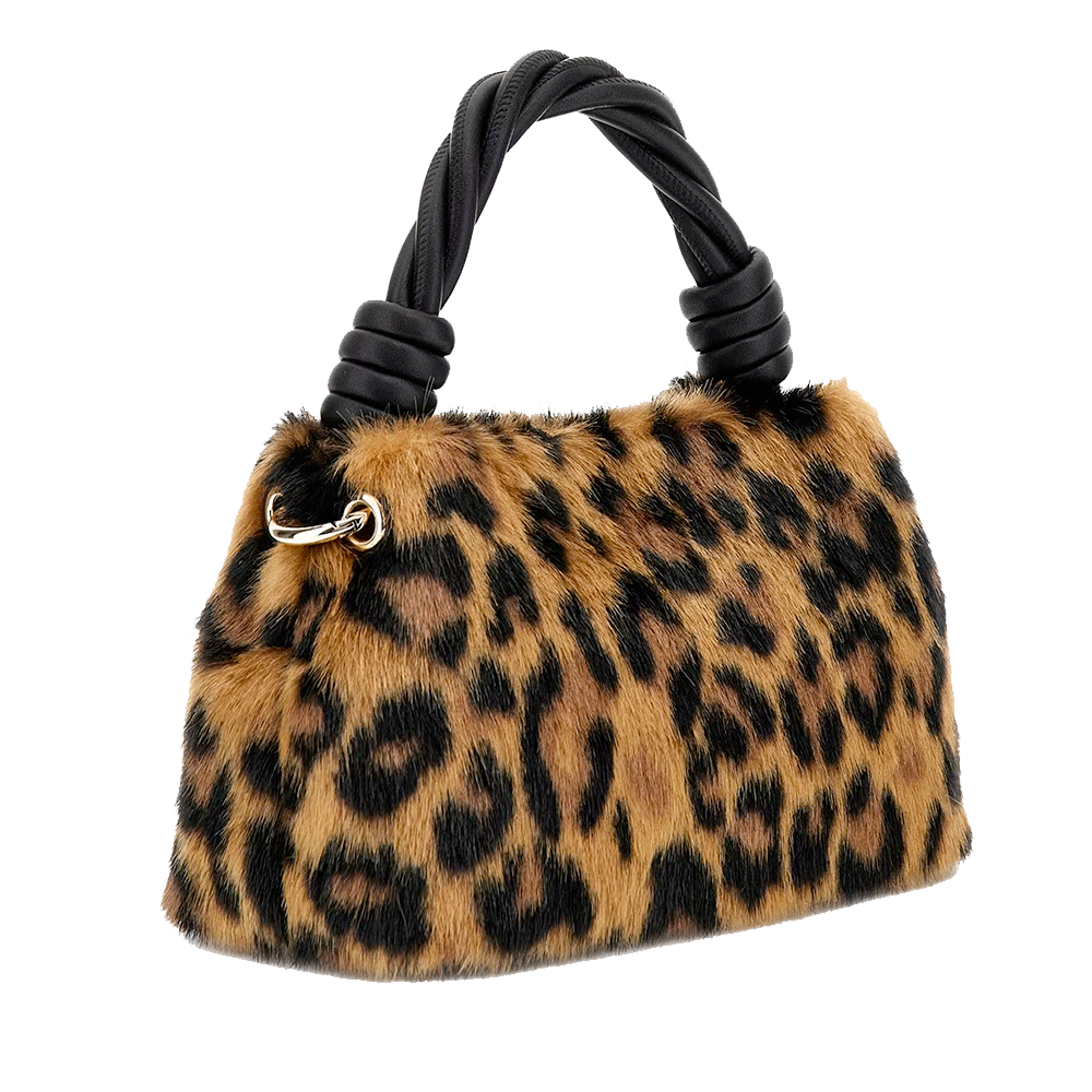 Borsa Donna Mini a Mano GUESS Linea Shaida colore Leopard