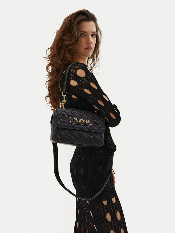 LOVE MOSCHINO LOGO LETTERING LINIE
Damen Schultertasche in Schwarz