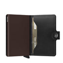 Porta Carte con Clip SECRID linea Original in Pelle Black Brown con RFID