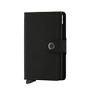 Porta Carte con Clip SECRID linea Miniwallet Crisple in Pelle Nero con RFID