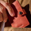 Porta Carte con Clip SECRID linea Vintage in Pelle Orange con RFID