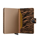 Porta Carte con Clip SECRID Miniwallet Zebra Beige con RFID