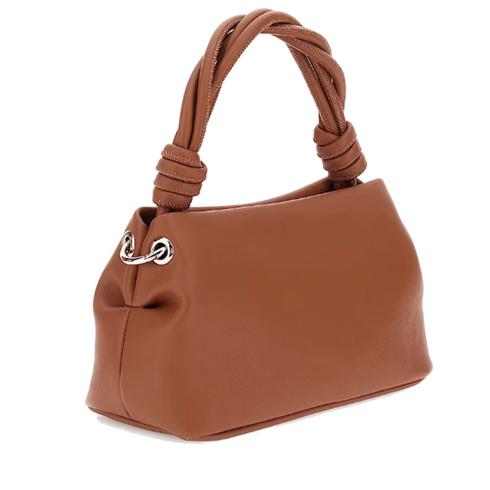 GUESS Damen Handtasche der Sansa Line in Cognac Farbe