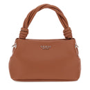 GUESS Damen Handtasche der Sansa Line in Cognac Farbe