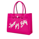 Borsa Donna a Spalla SAVE MY BAG in Canvas e Lycra linea Nykol Colore Fuxia