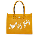 Borsa Donna a Spalla SAVE MY BAG in Canvas e Lycra linea Nykol Colore Ocra