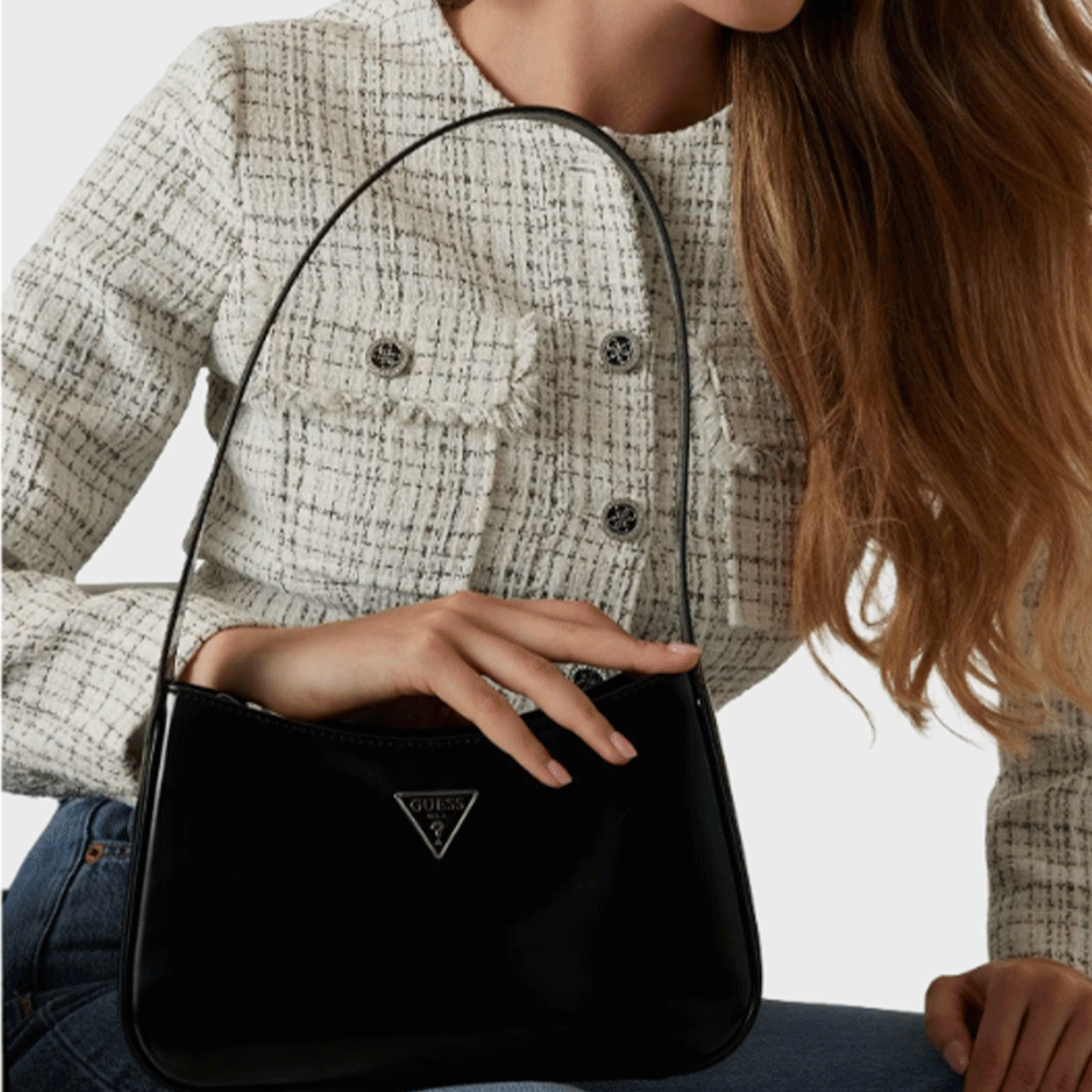 Borsa Donna a Spalla GUESS Linea Arnela colore Nero