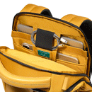 Zaino PIQUADRO con Porta Computer 15,6" in Tessuto e Pelle Colore Giallo Linea Orion - CA6621S136