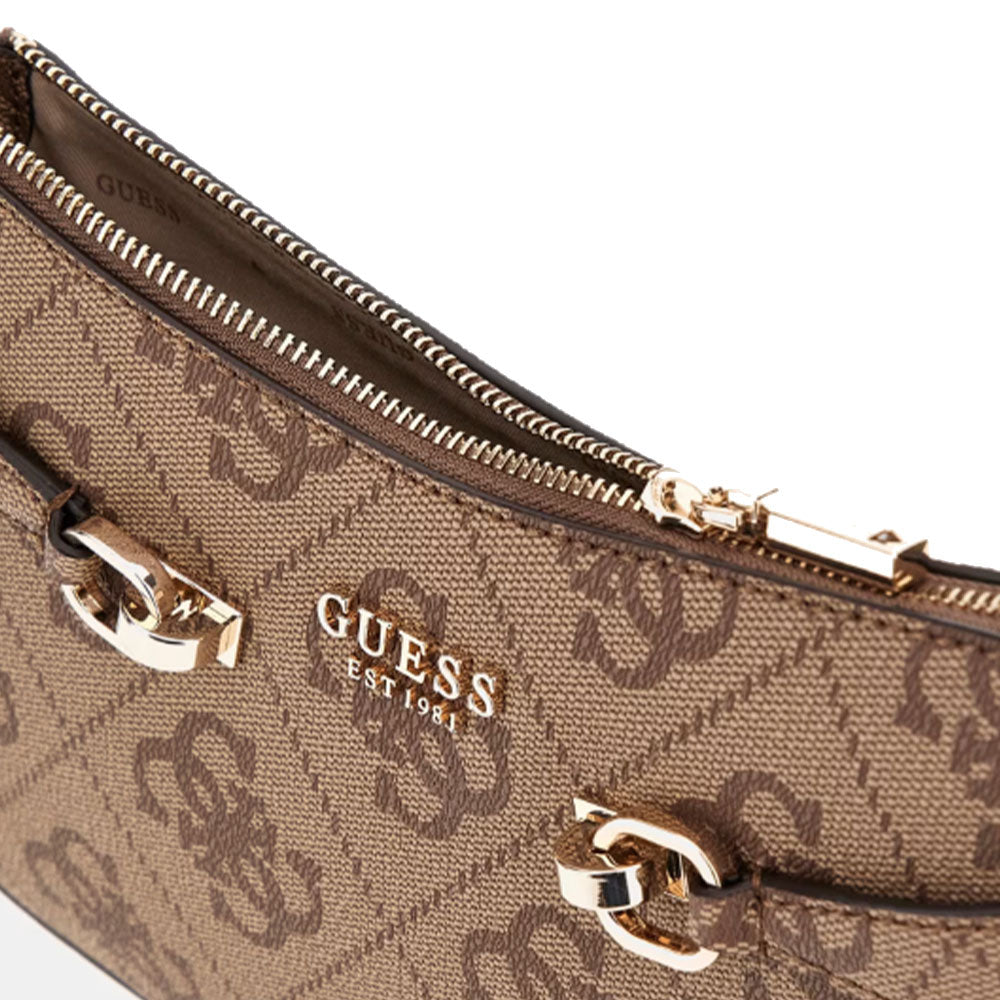 Borsa Donna a Spalla GUESS Linea Lorelei colore Latte Logo