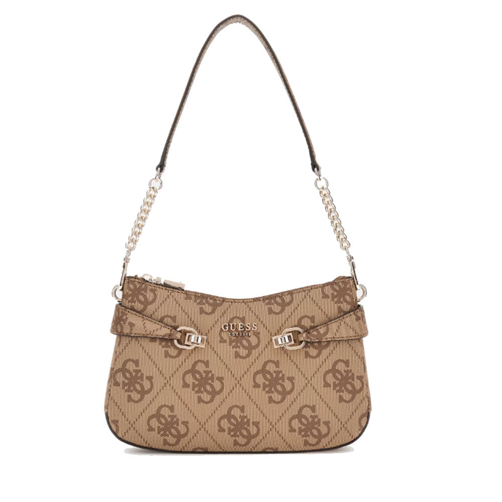 Borsa Donna a Spalla GUESS Linea Lorelei colore Latte Logo