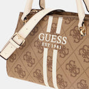 Borsa Donna a Mano GUESS Linea Noelle Colore Latte Logo con Logo Frontale