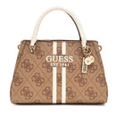 Borsa Donna a Mano GUESS Linea Noelle Colore Latte Logo con Logo Frontale