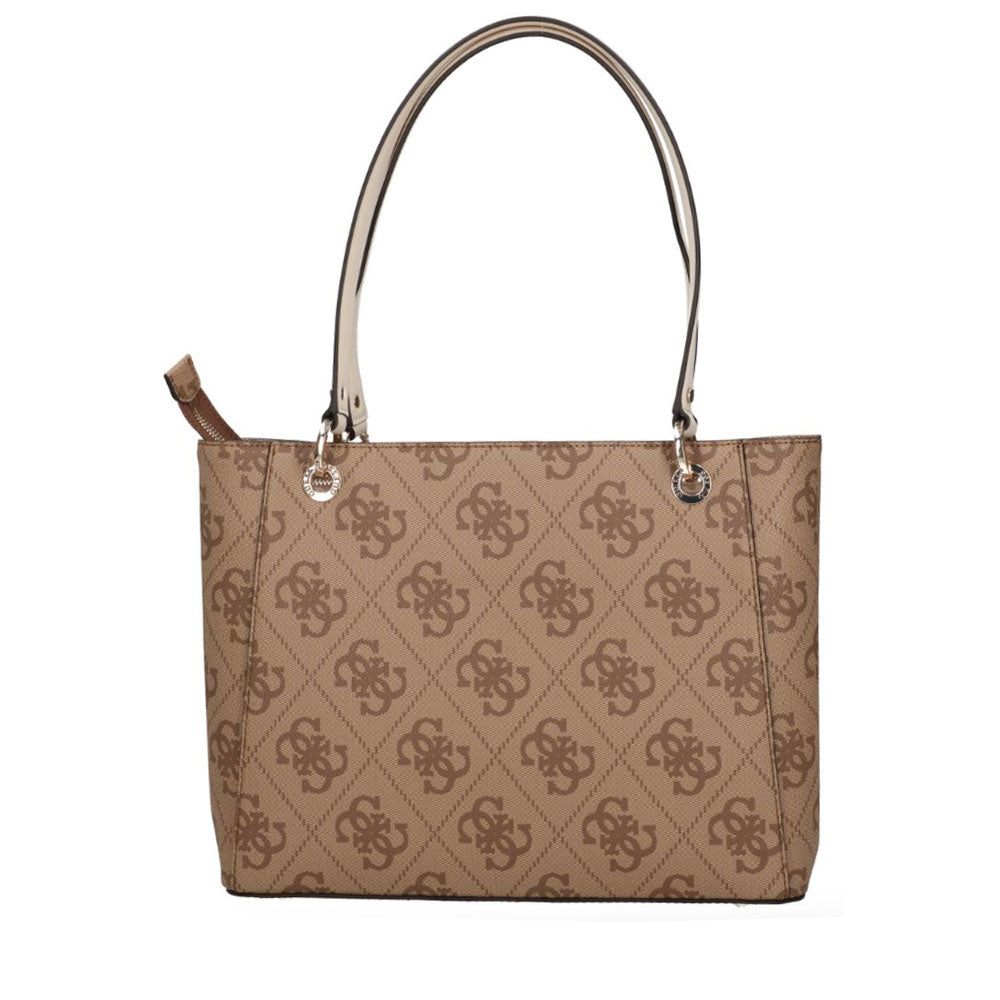 GUESS Noelle Linie
Damen Umhängetasche  in Milk Color Logo mit Frontlogo