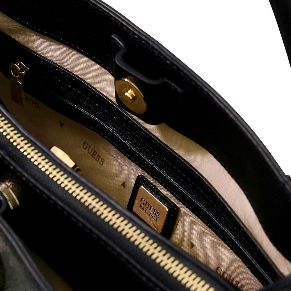 Borsa Donna a Mano GUESS Linea Karnilla Colore Coal Logo