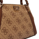 Damen-Shopper GUESS Modell Karnilla in Latte Logo - Brown