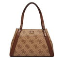 Damen-Shopper GUESS Modell Karnilla in Latte Logo - Brown