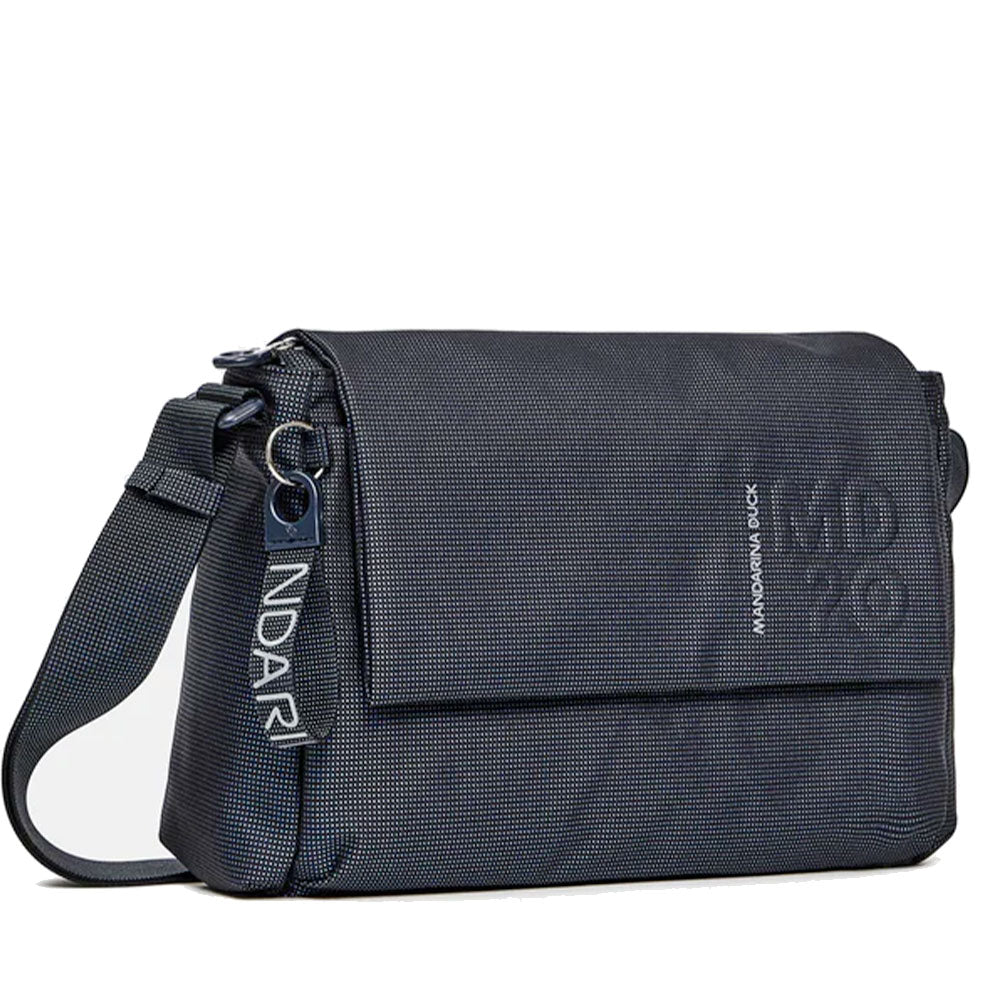 Borsa Donna a Tracolla MANDARINA DUCK Chiusa con Pattina in Tessuto colore Scarab Linea MD20