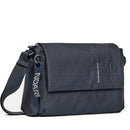 Borsa Donna a Tracolla MANDARINA DUCK Chiusa con Pattina in Tessuto colore Scarab Linea MD20