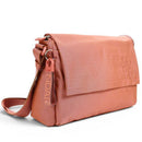 Borsa Donna a Tracolla MANDARINA DUCK Chiusa con Pattina in Tessuto colore Pecan Nut Linea MD20