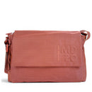 Borsa Donna a Tracolla MANDARINA DUCK Chiusa con Pattina in Tessuto colore Pecan Nut Linea MD20