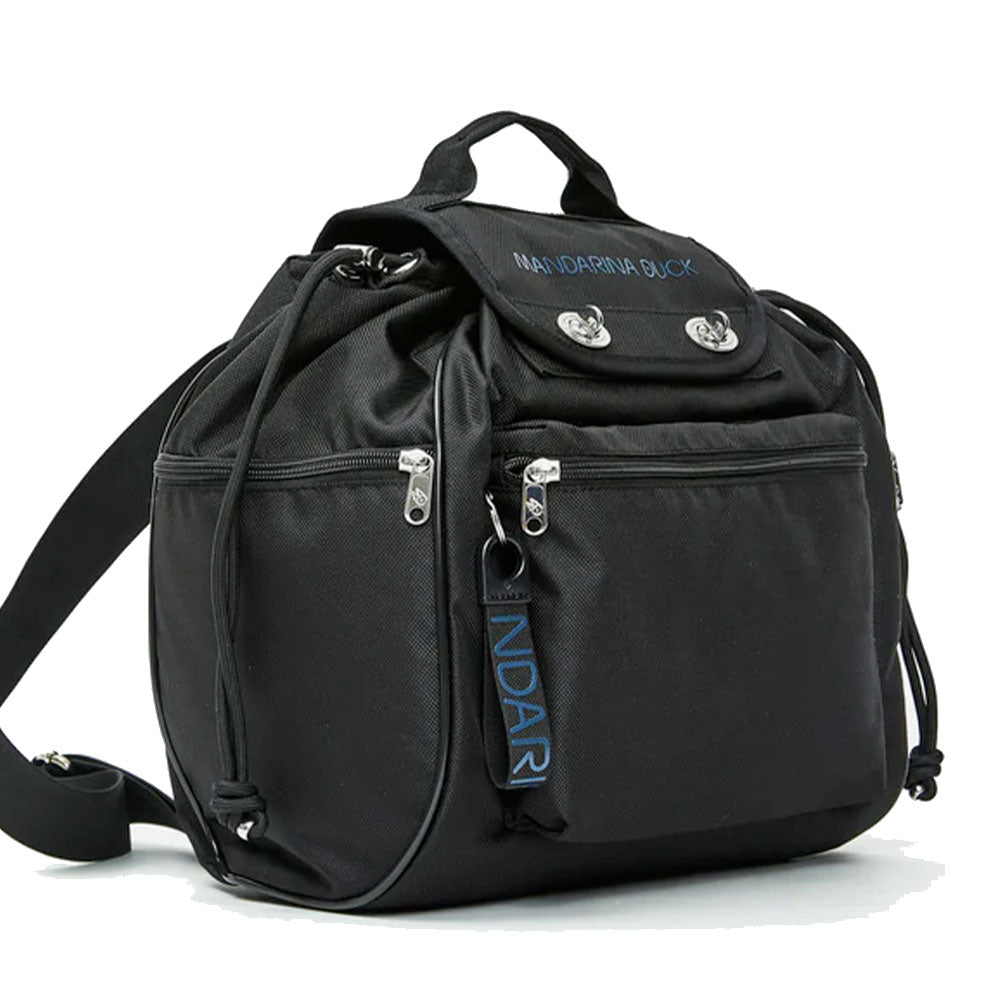 Zaino Utility Donna MANDARINA DUCK in Tessuto Linea MD20 Colore Nero